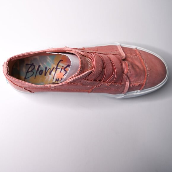 BLOWFISH MALIBU Women's Pink Marley Slip On Washed Canvas Sneaker - Size 10 - Picture 9 of 13